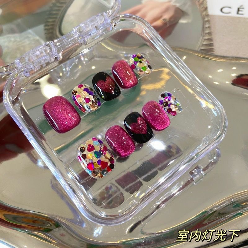 Crystal Press Tool - 10pcs Handmade press on Nails Dragon