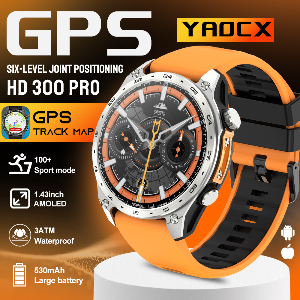Heart Rate Gps Watch - 2026 New Men Smart Watch with