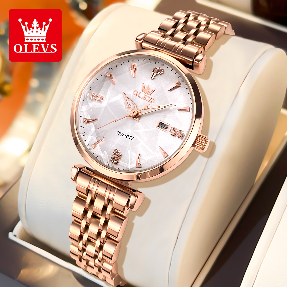 Ladies Fashion Watch - OLEVS brand beautiful women's watches Prism