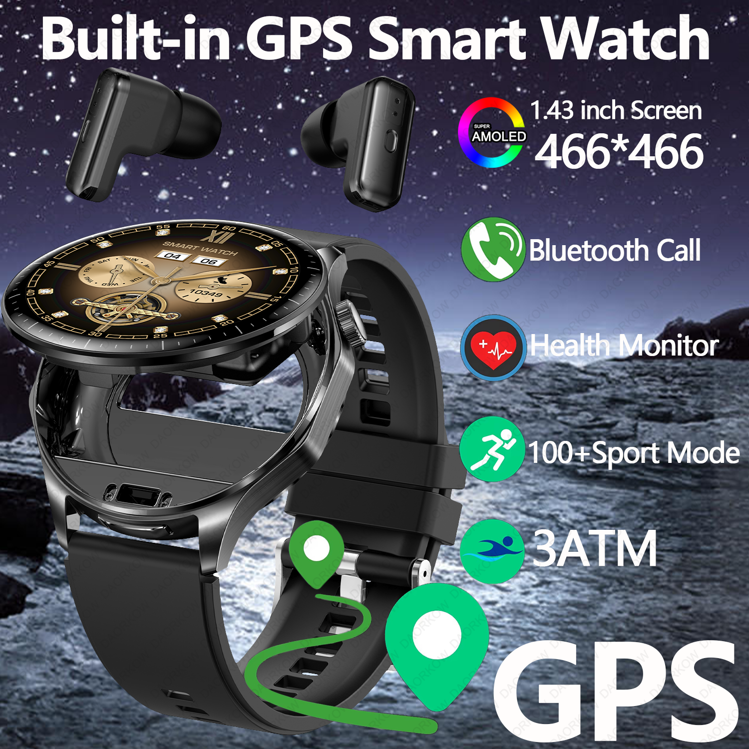 Smartwatch Noise Watches - DAORKOW Smart Watch Bluetooth Call Wireless