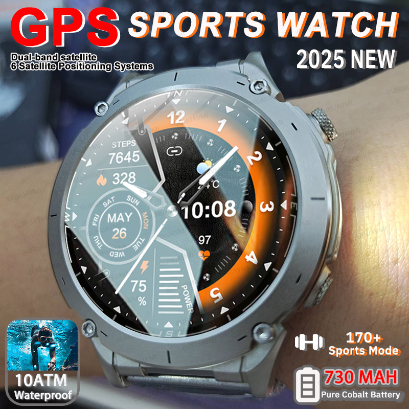 Heart Rate Gps Watch - New Outdoors T-Rex 3 Military GPS