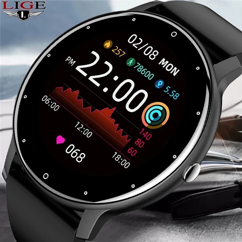 Smartwatch Watches For Men Digital - LIGE 2025 New Smart Watch Men