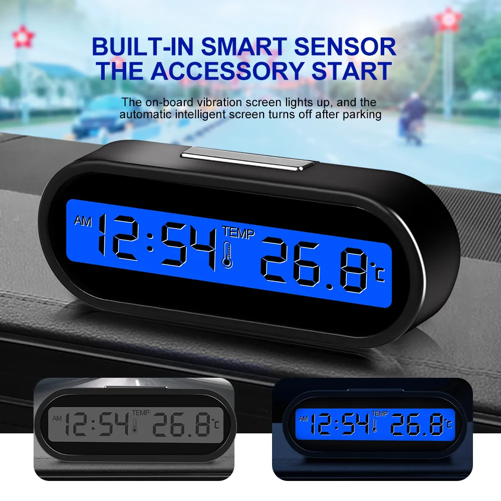 Watch Display Pillow - Car Clock Luminous LCD Backlight Digital