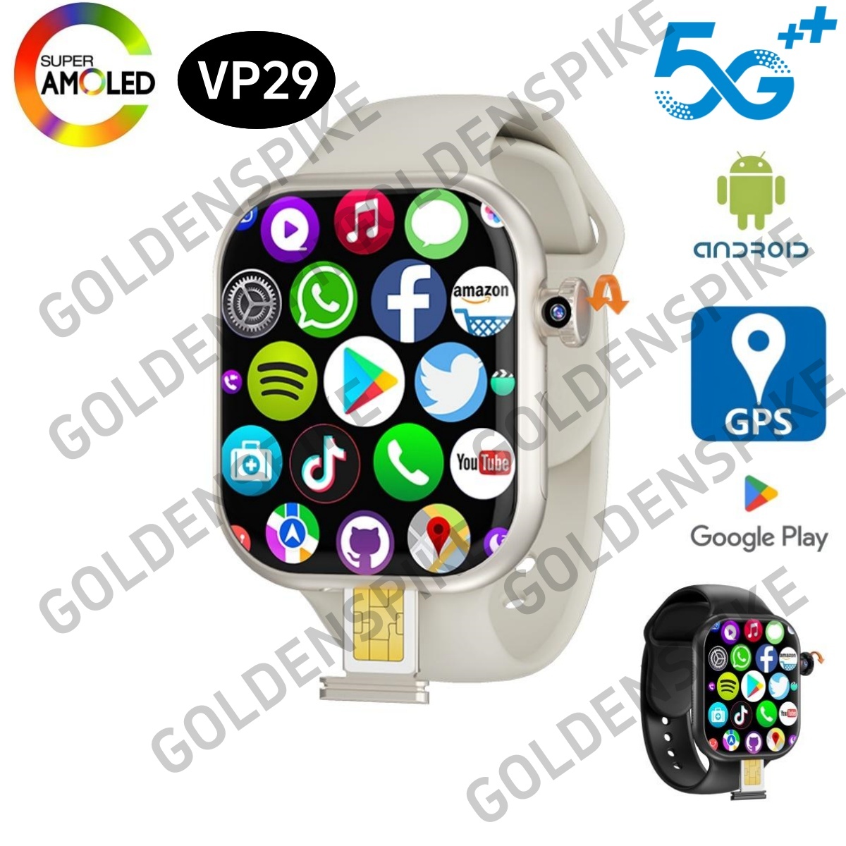 Smartwatch Watch Whatsapp - Original VP29 Smart Watch VP Series