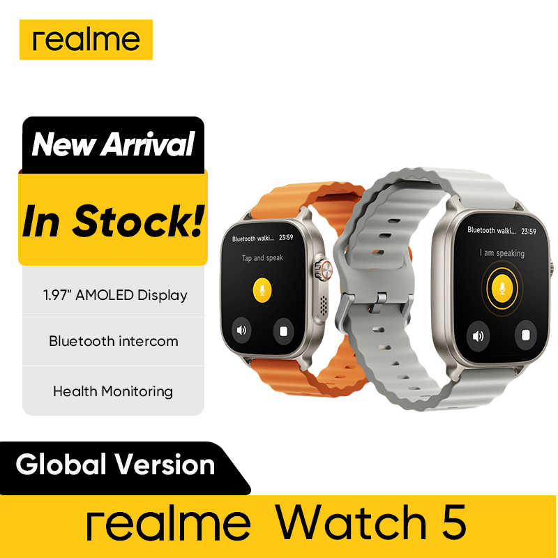 Heart Rate Gps Watch - Global Version realme watch 5 1.97