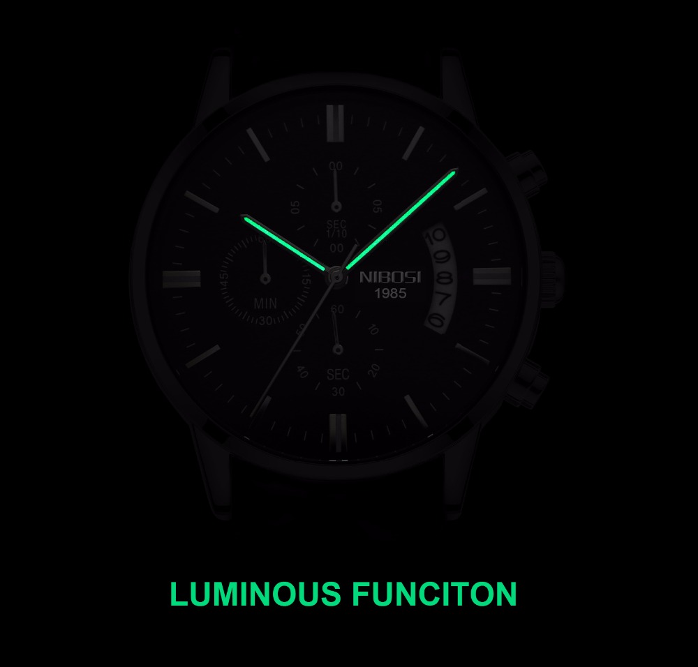 NIBOSI Stainless Steel Black Q - Smartwatch Watches For Men Brands บทวิจารณ์และราคา