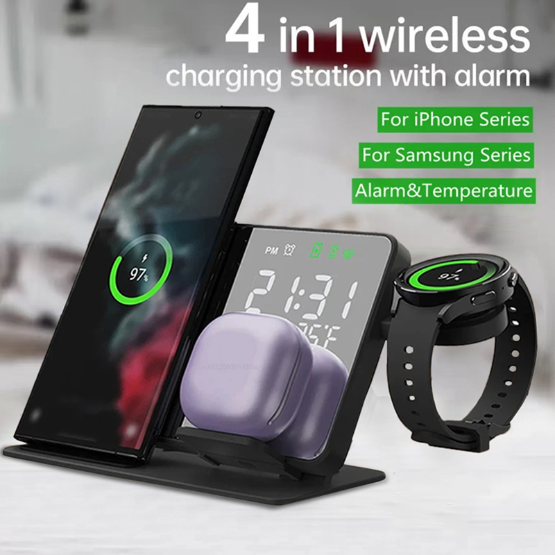 Wireless Charger Alarm Clock S - Iwatch Smartwatch บทวิจารณ์และราคา