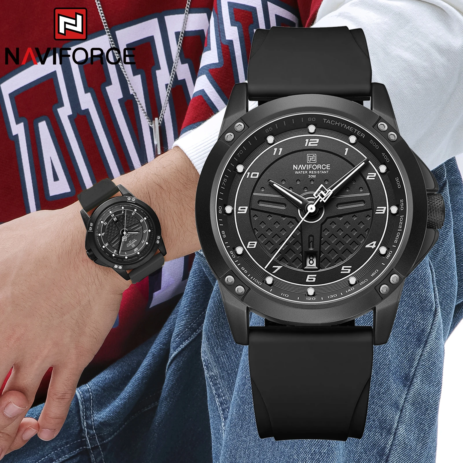 NAVIFORCE New 8031 Men Watch T - Smartwatch Army Watches For Men บทวิจารณ์และราคา
