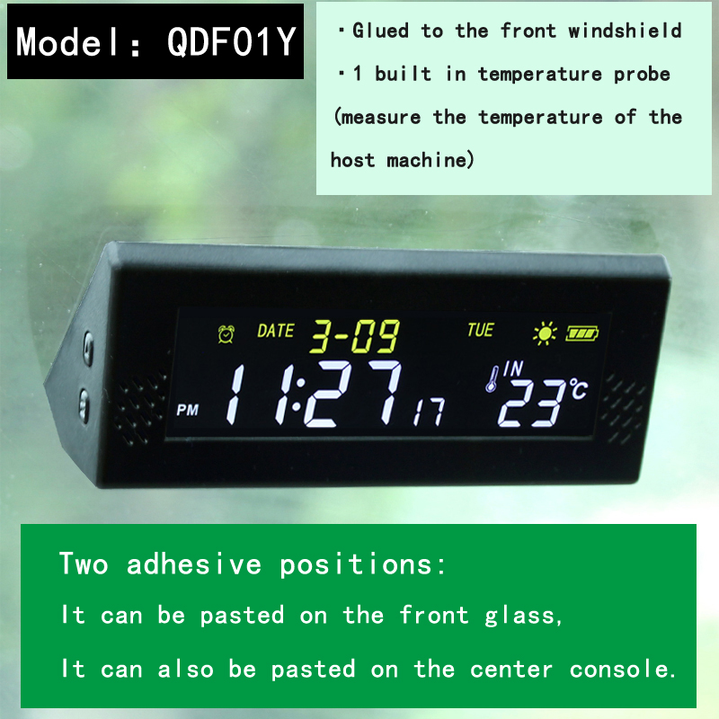Solar Windshield Car Digital C - Watch Display Pillow บทวิจารณ์และราคา