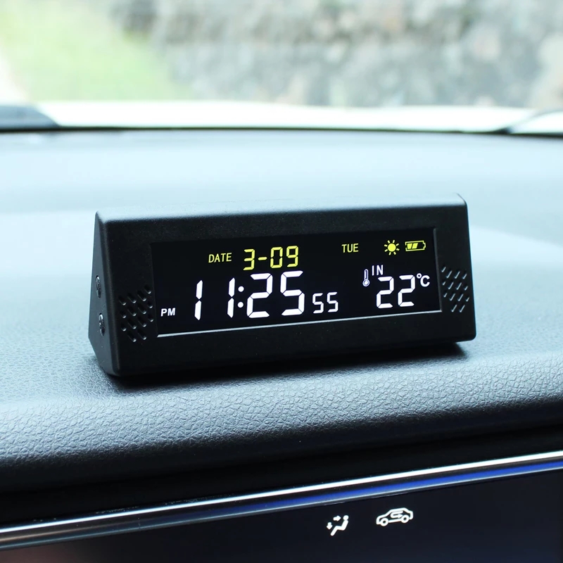 Solar Windshield Car Digital C - Watch Display Pillow บทวิจารณ์และราคา