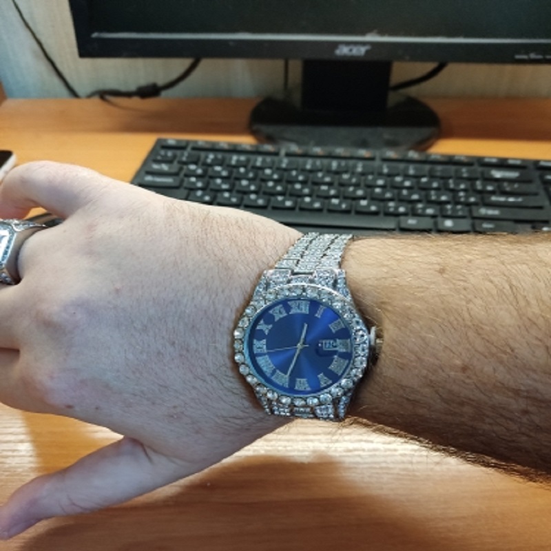 Hip hop Watch Male watch luxur - Smartwatch Watches For Men Brands บทวิจารณ์และราคา