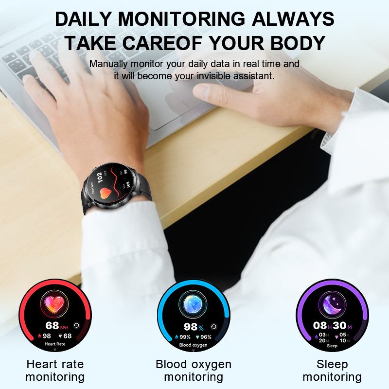 LIGE Men Smart Watch BT Call W - Smartwatch Noise Watches บทวิจารณ์และราคา