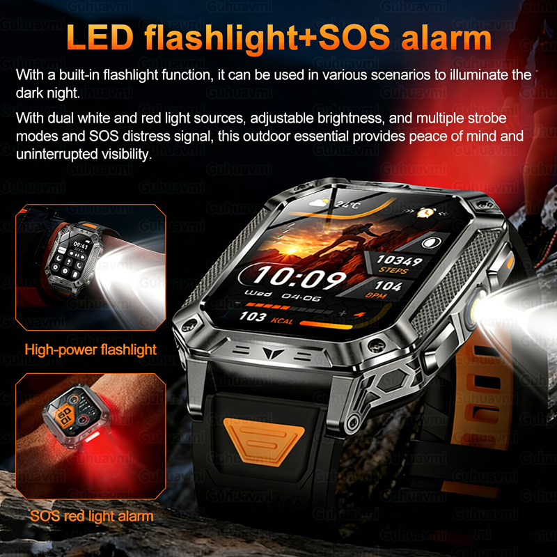 New 1500mAh Military Outdoor S - Heart Rate Gps Watch บทวิจารณ์และราคา