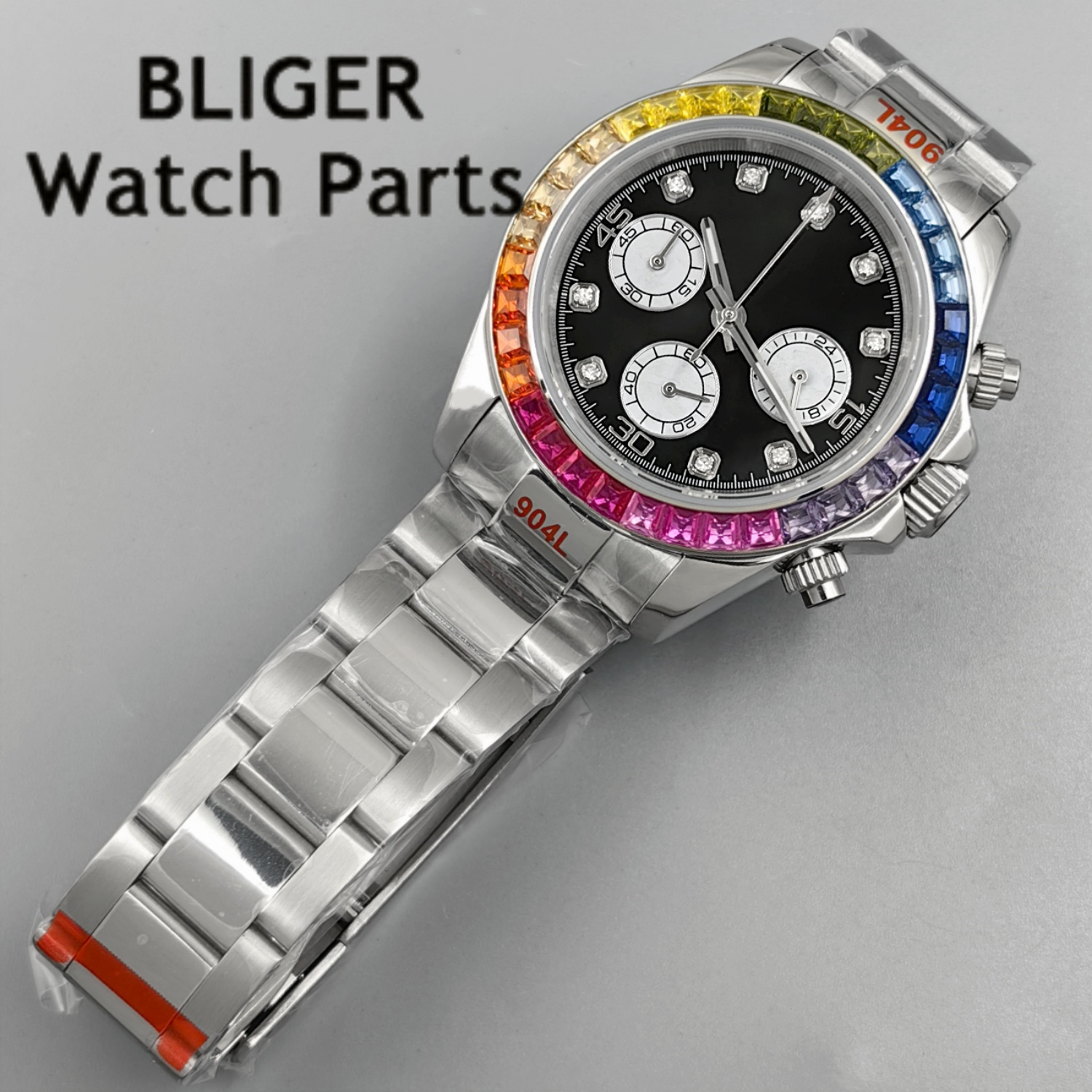 BLIGER Black Panda Dial Multic - Chronograph Sport Watch บทวิจารณ์และราคา