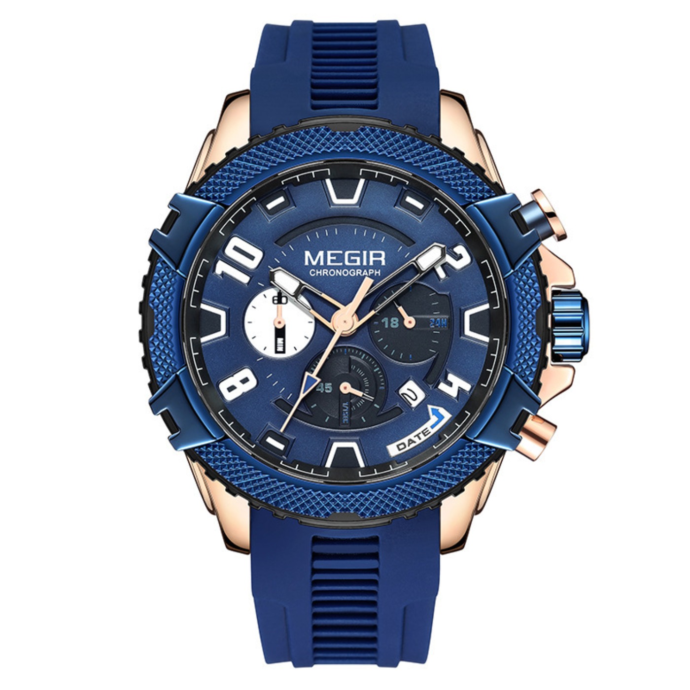 MEGIR 48MM Dial Chronograph Me - Chronograph Sport Watch บทวิจารณ์และราคา