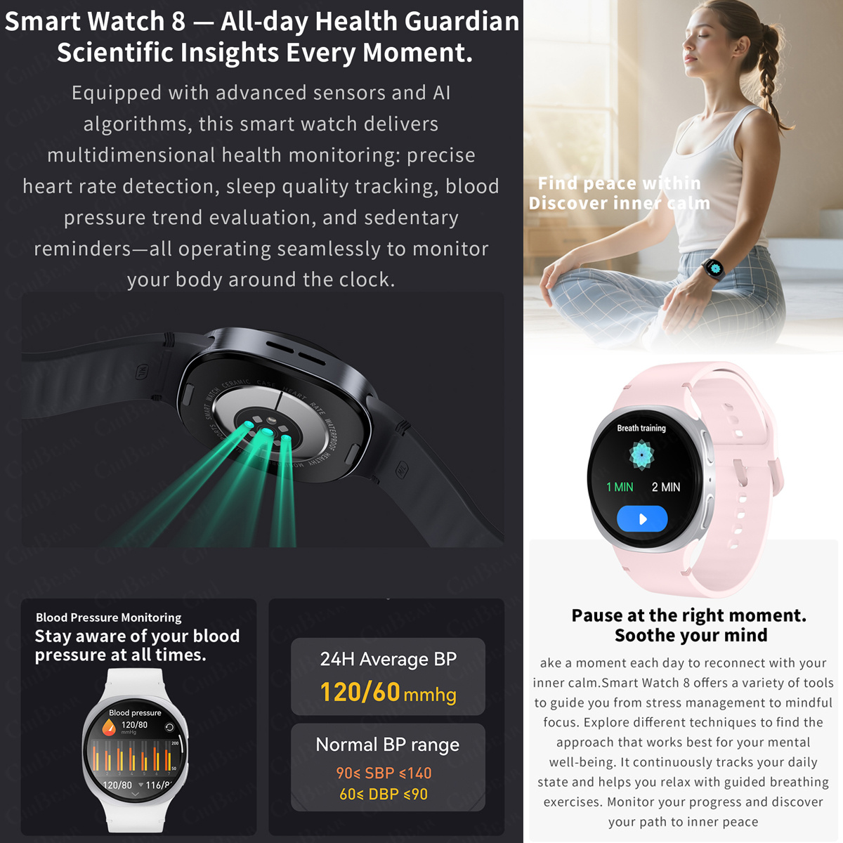 2026 New Watches 8 Mini GPS Tr - Heart Rate Gps Watch บทวิจารณ์และราคา