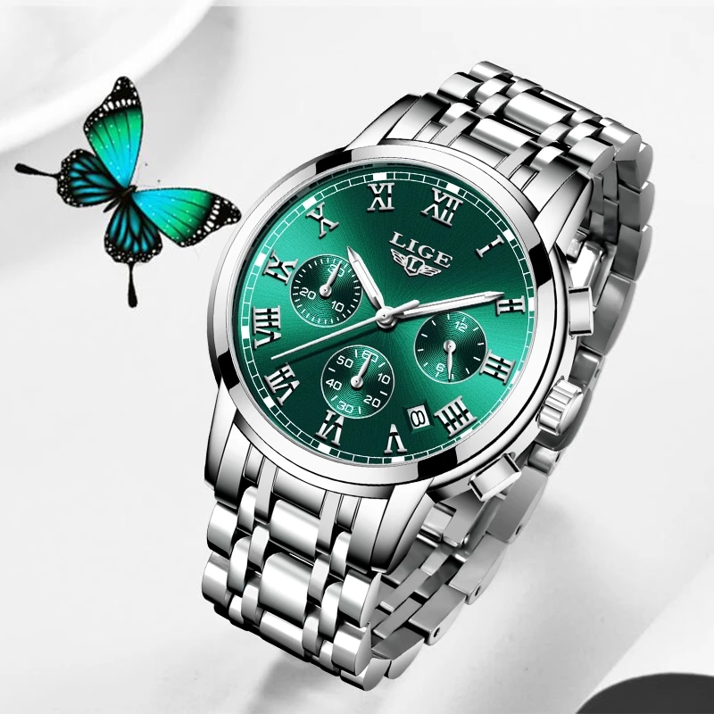 LIGE 2024 New Fashion Women Wa - Ladies Fashion Watch บทวิจารณ์และราคา