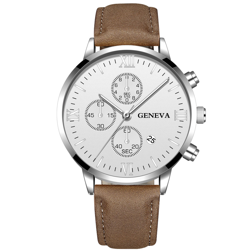 Geneva Fashion  Men Date Alloy - Smartwatch Watches For Men Brands บทวิจารณ์และราคา