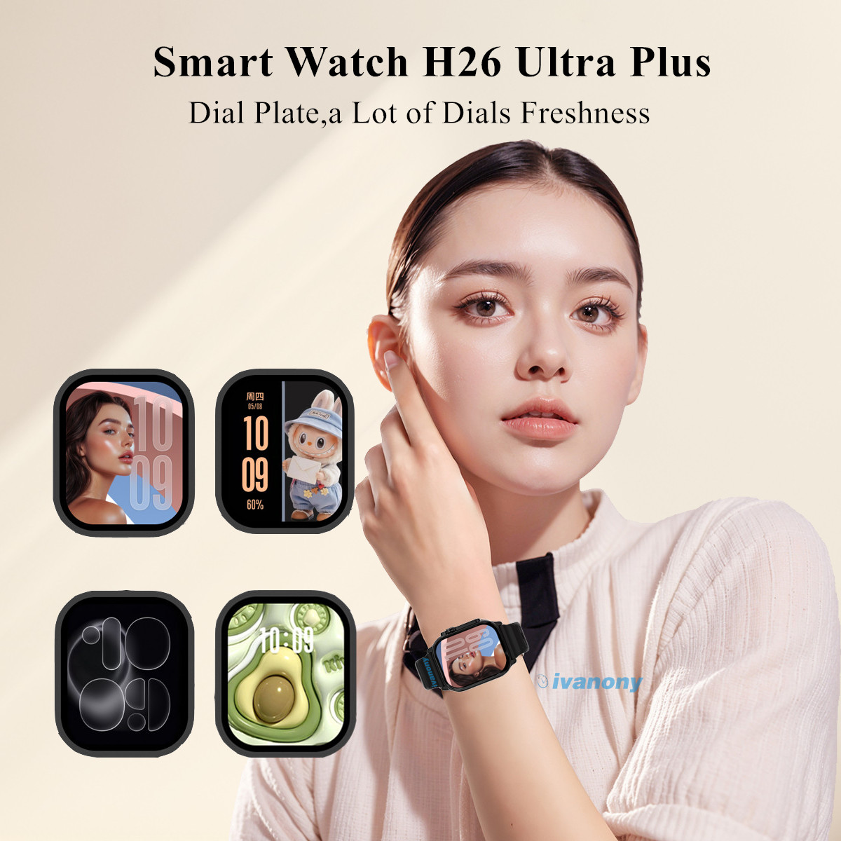 Original H26 Ultra Plus Smart  - Smartwatch Watch Whatsapp บทวิจารณ์และราคา