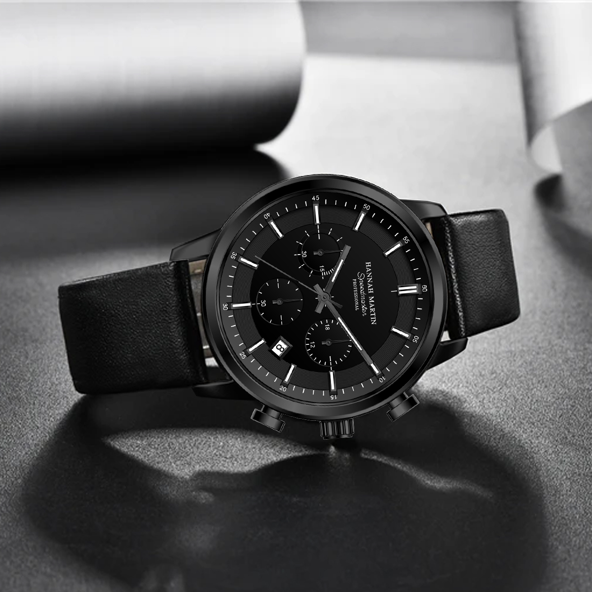 Hannah Martin Men Gift Box Men - Chronograph Sport Watch บทวิจารณ์และราคา