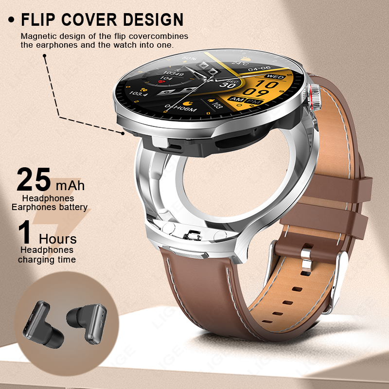 NEW Smart Watch Earphone Men T - Smartwatch Noise Watches บทวิจารณ์และราคา