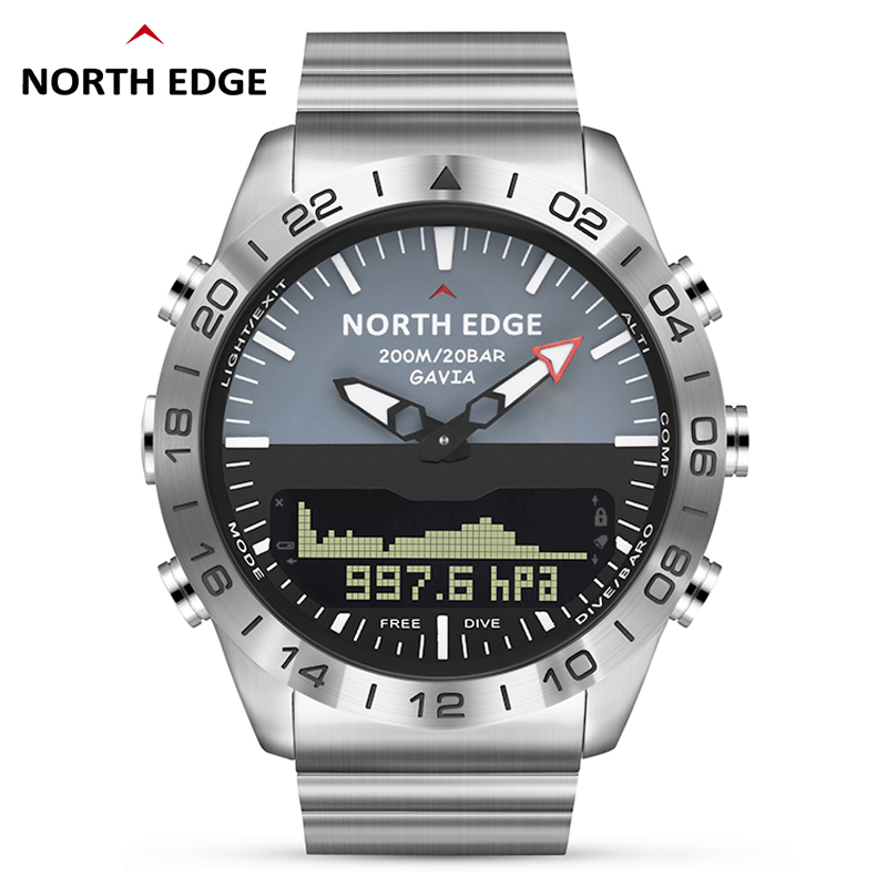 NORTH EDGE Mens Dive Watch Mil - Smartwatch Army Watches For Men บทวิจารณ์และราคา