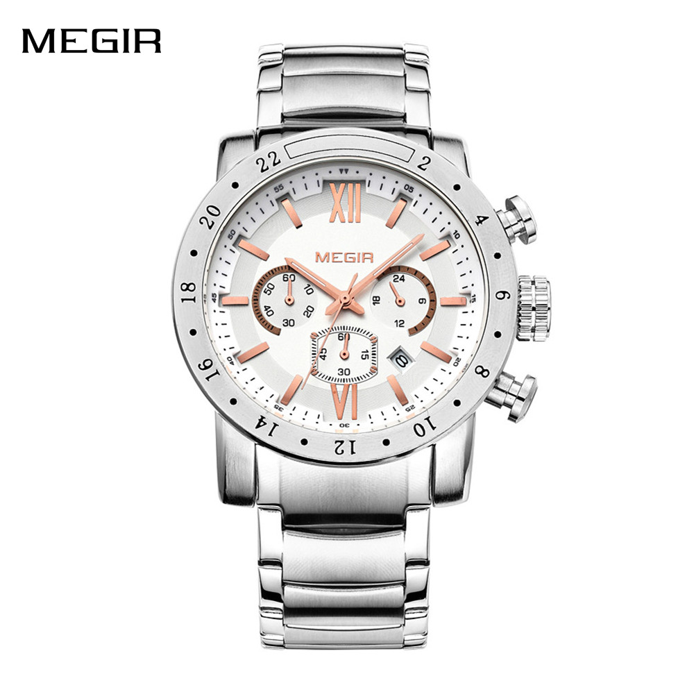 MEGIR Stainless Steel Casual W - Smartwatch Watches For Men Digital บทวิจารณ์และราคา