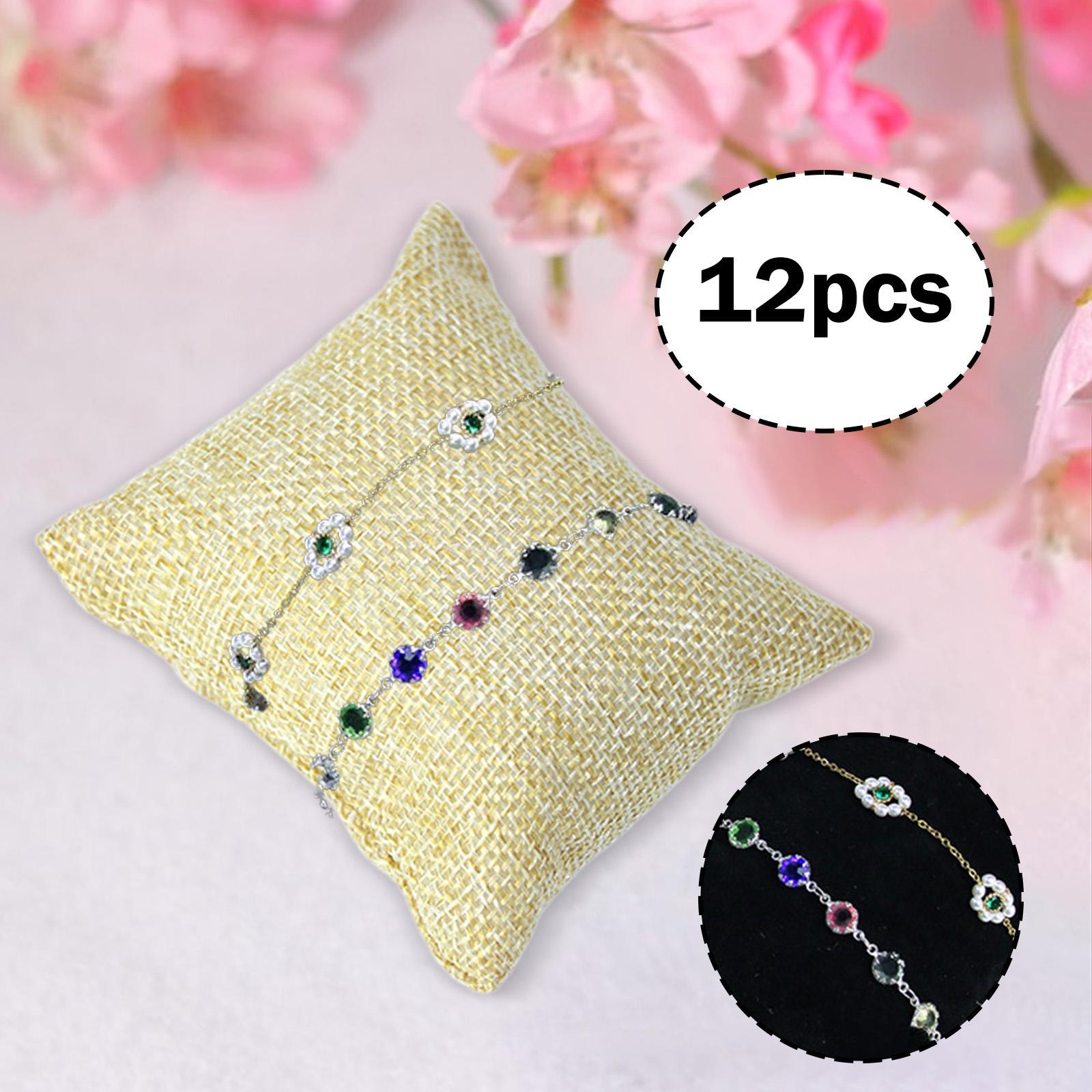Premium Linen Bracelet Watch P - Watch Display Pillow บทวิจารณ์และราคา