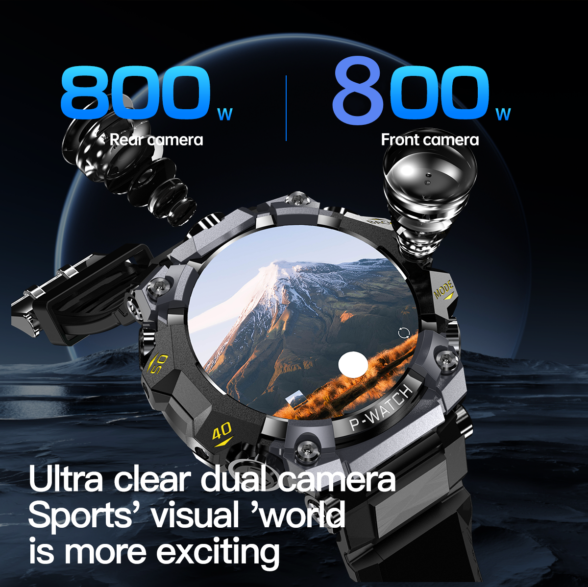 Q668 Smartwatch Android 10.0 1 - Heart Rate Gps Watch บทวิจารณ์และราคา
