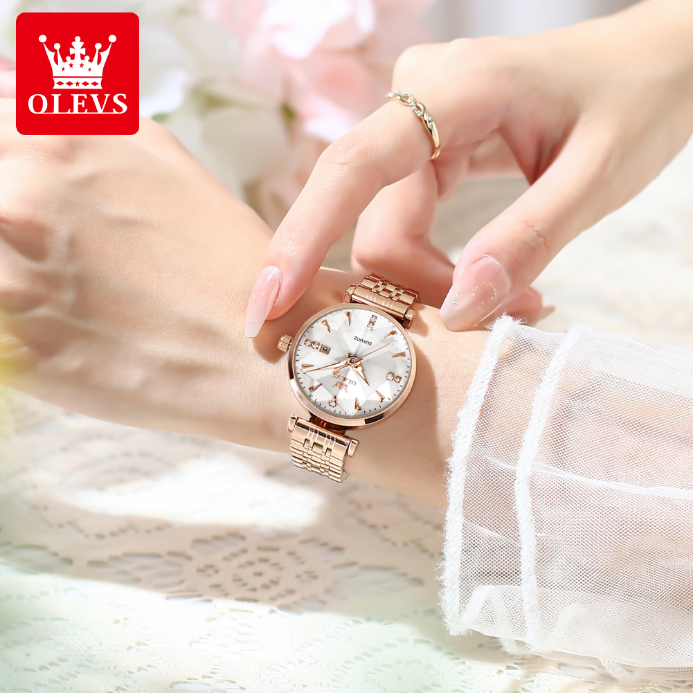 OLEVS brand beautiful women's  - Ladies Fashion Watch บทวิจารณ์และราคา