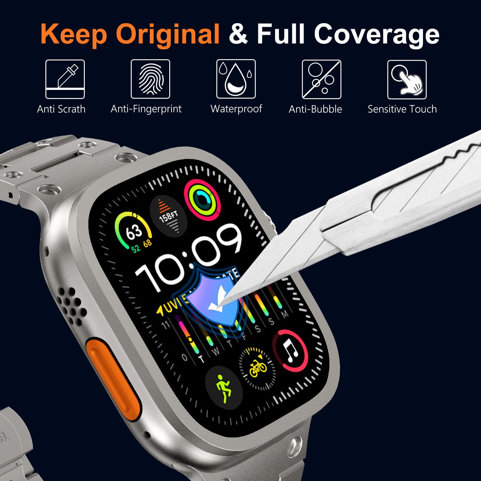 Tempered Glass for Apple Watch - Iwatch Smartwatch บทวิจารณ์และราคา