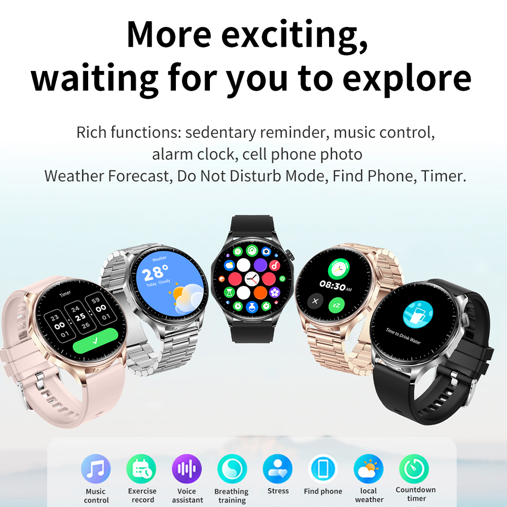 DAORKOW Smart Watch Bluetooth  - Smartwatch Noise Watches บทวิจารณ์และราคา