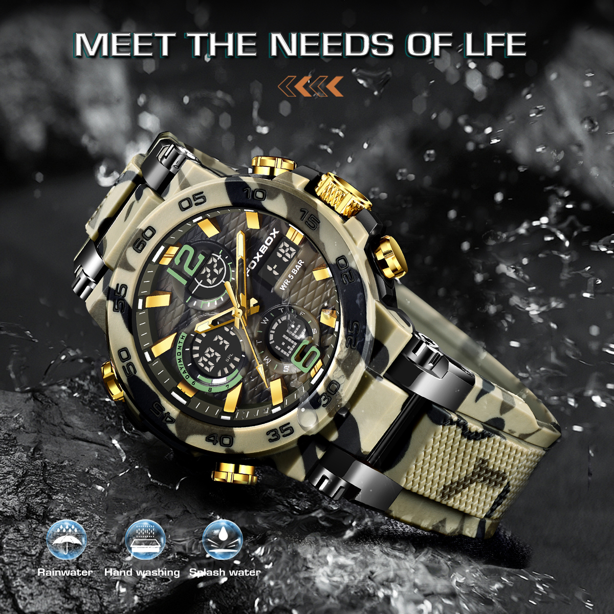 LIGE Electronic Men's Wristwat - Smartwatch Watches For Men Digital บทวิจารณ์และราคา