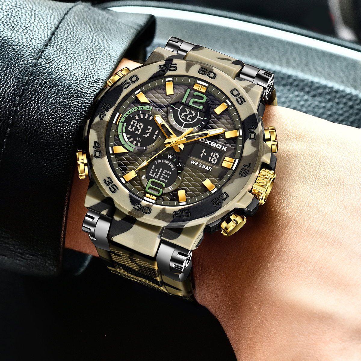 LIGE Electronic Men's Wristwat - Smartwatch Watches For Men Digital บทวิจารณ์และราคา