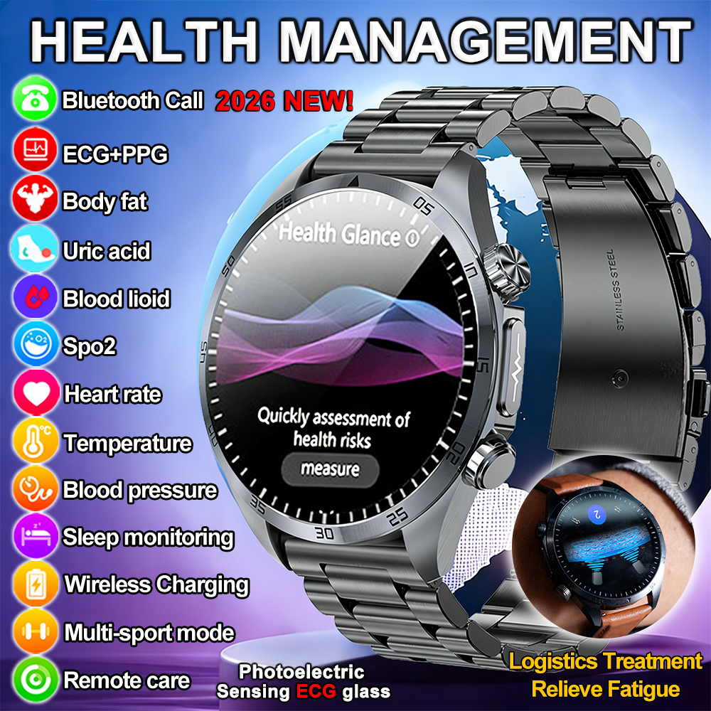 2026 Brand New upgrade Health  - Smartwatch Online Watches For Men บทวิจารณ์และราคา
