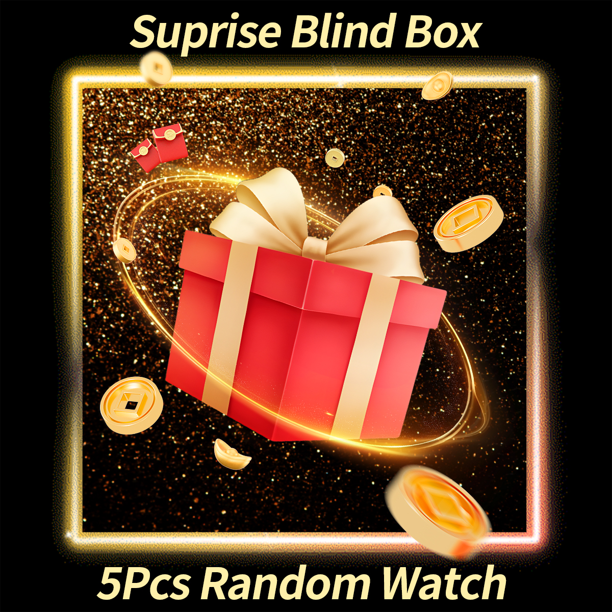 5PCS Surprise Mystery Box-Fash - Ladies Fashion Watch บทวิจารณ์และราคา