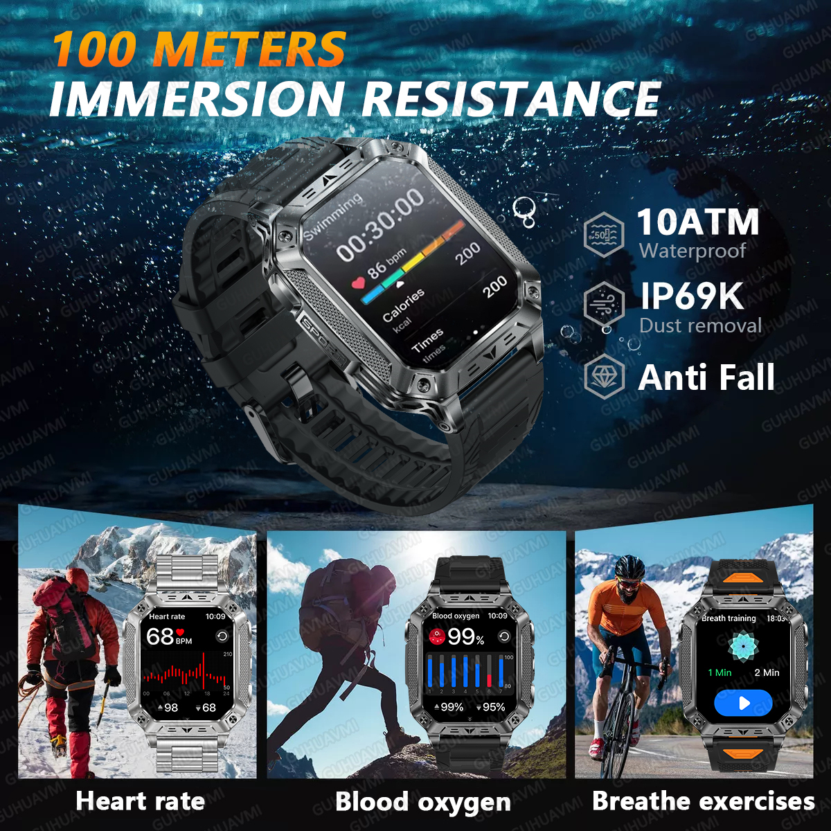 TANK Ultra 2026: 1400mAh Milit - Smartwatch Rugged Watches For Men บทวิจารณ์และราคา