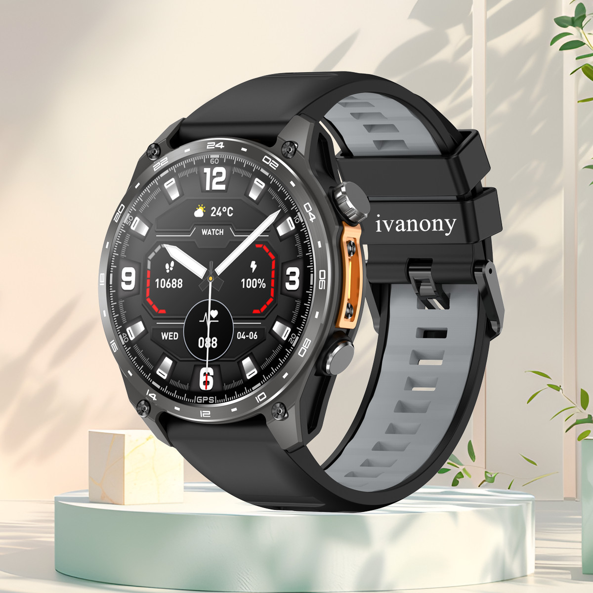 3ATM Waterproof Sports Smartwa - Smartwatch Watch Whatsapp บทวิจารณ์และราคา