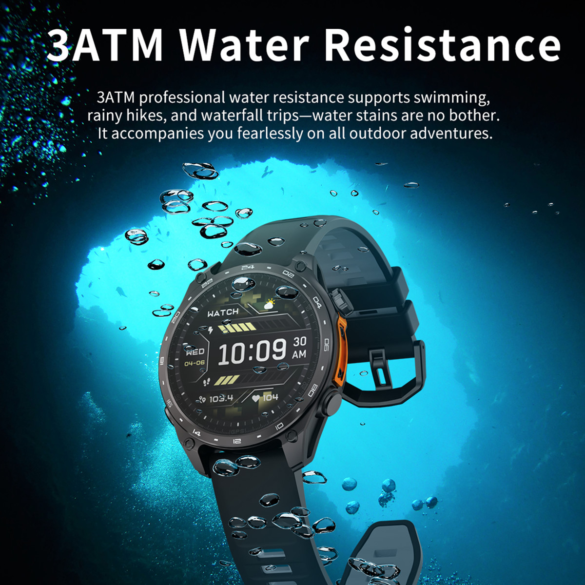 3ATM Waterproof Sports Smartwa - Smartwatch Watch Whatsapp บทวิจารณ์และราคา