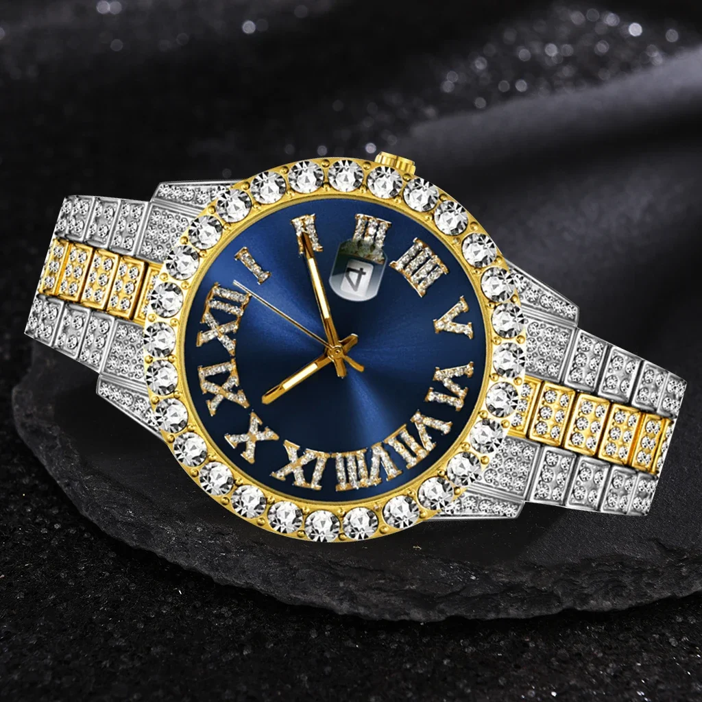 Iced Out Watch Men Luxury Bran - Smartwatch Watches For Men Brands บทวิจารณ์และราคา