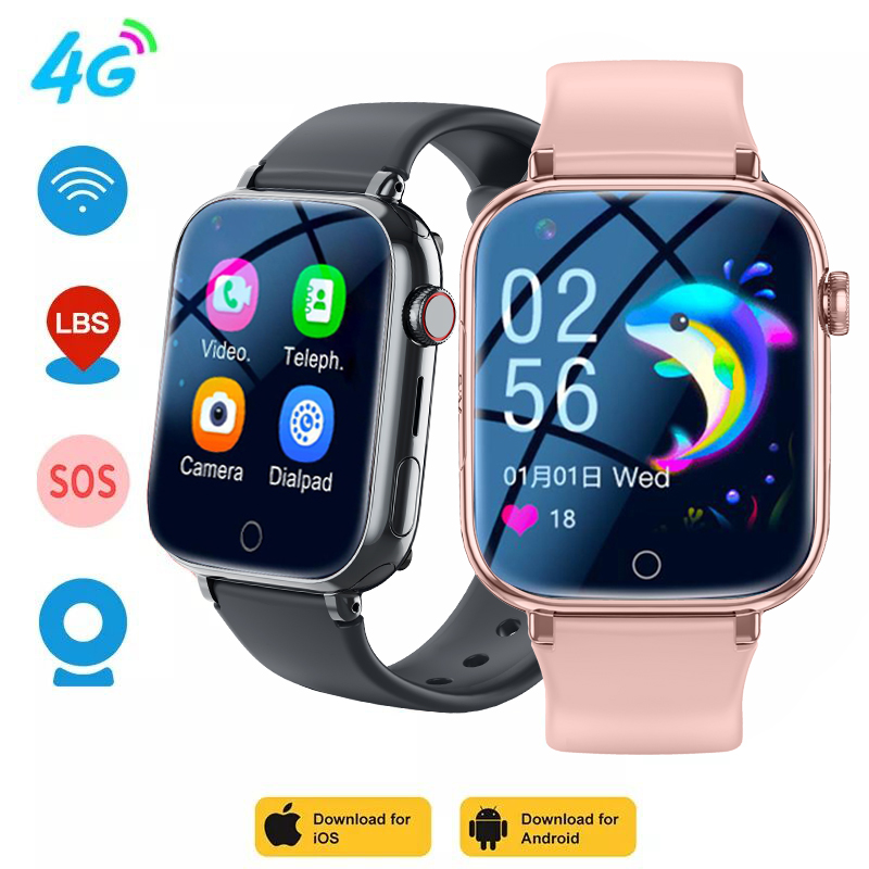 4G Smart Watch Kids LBS Locati - Smartwatch Watches Gift For Boys With Gps บทวิจารณ์และราคา