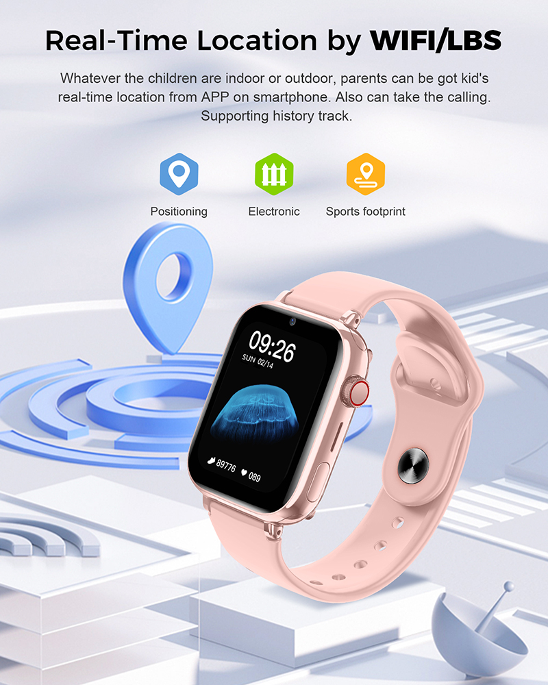 4G Smart Watch Kids LBS Locati - Smartwatch Watches Gift For Boys With Gps บทวิจารณ์และราคา