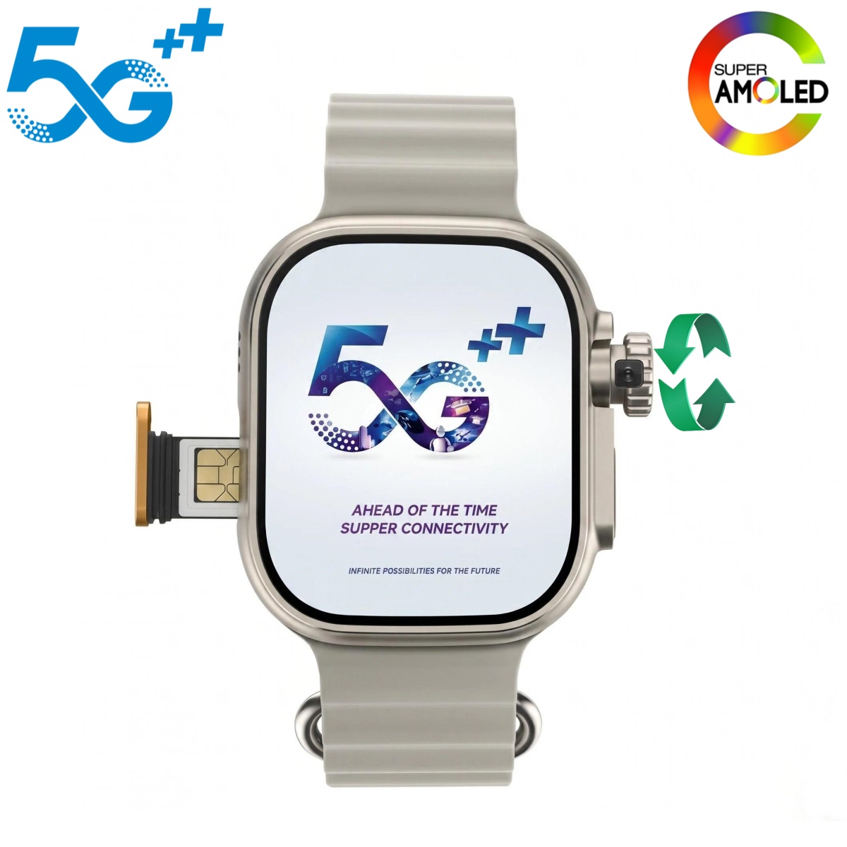 Microwear Ultra Ai4 Smartwatch - Heart Rate Gps Watch บทวิจารณ์และราคา