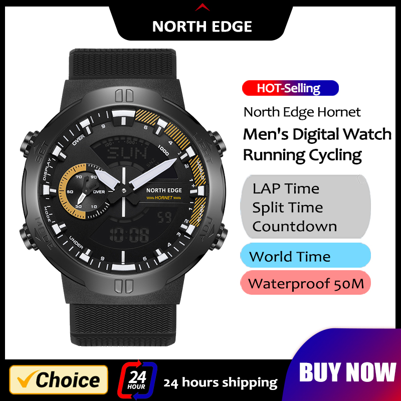 NORTH EDGE Mens Smart Watch Wo - Smartwatch Army Watches For Men บทวิจารณ์และราคา