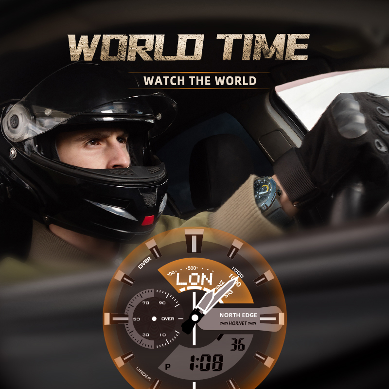 NORTH EDGE Mens Smart Watch Wo - Smartwatch Army Watches For Men บทวิจารณ์และราคา