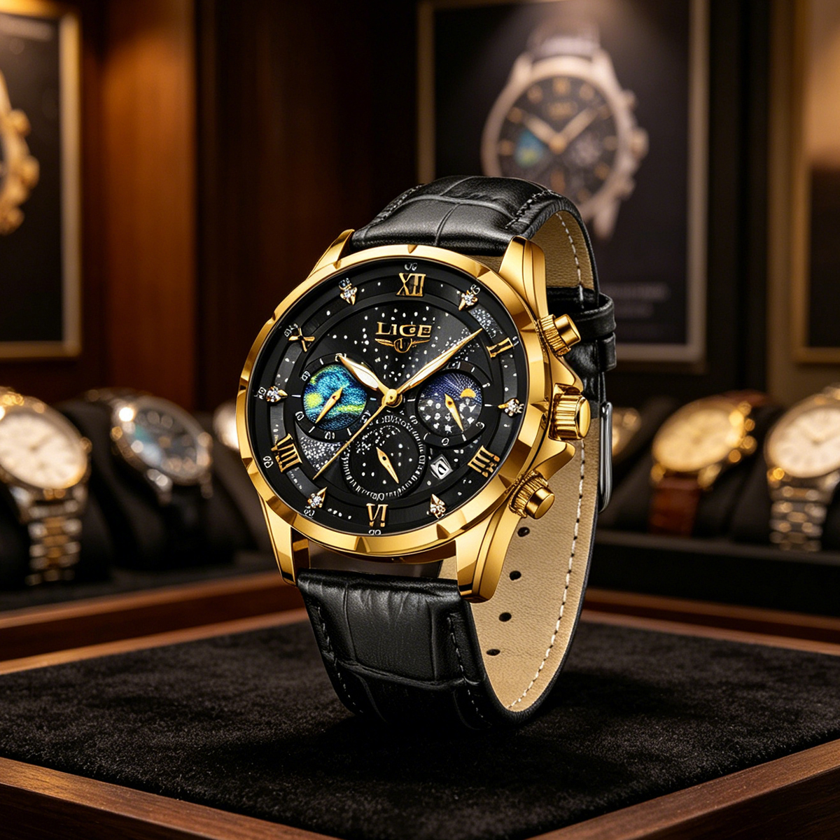 LIGE 2024 Top Luxury Brand Men - Smartwatch Army Watches For Men บทวิจารณ์และราคา