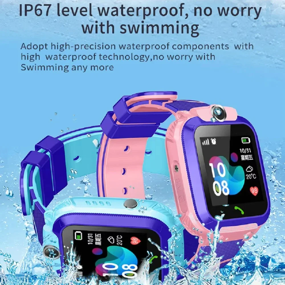 Lenovo Q12 Children's Smart Wa - Smartwatch Watches Gift For Boys With Gps บทวิจารณ์และราคา