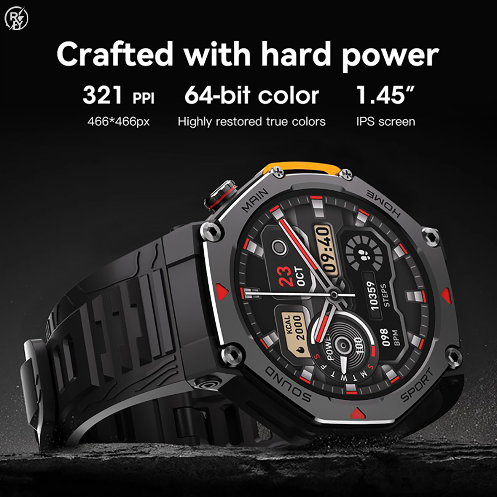 MA31 5ATM Waterproof Smart Wat - Smartwatch Rugged Watches For Men บทวิจารณ์และราคา