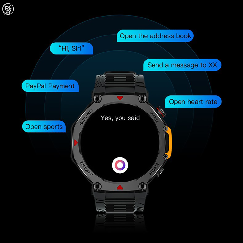 MA31 5ATM Waterproof Smart Wat - Smartwatch Rugged Watches For Men บทวิจารณ์และราคา
