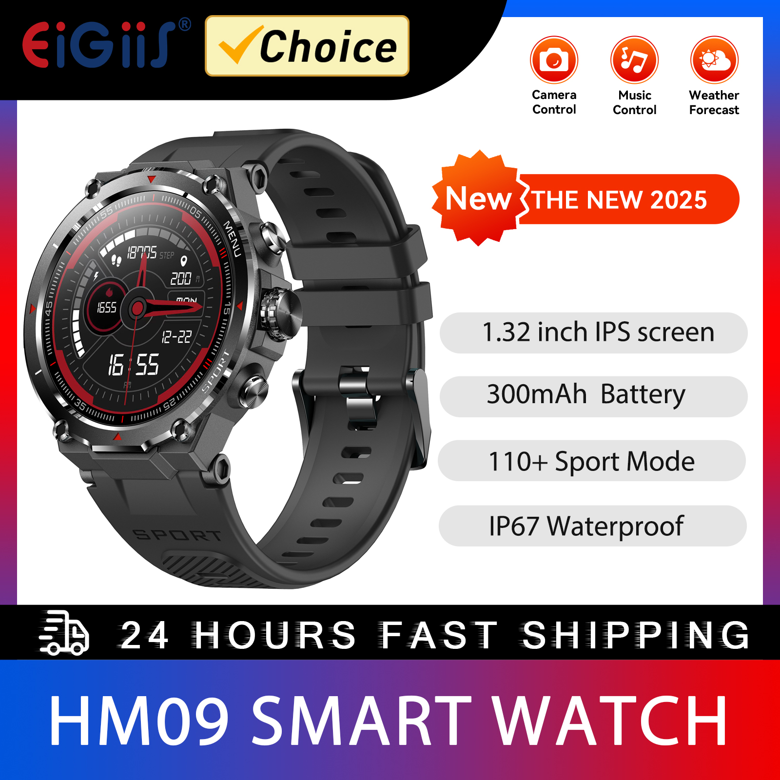 EIGIIS Military Smart Watch fo - Watch Smart Smartwatch บทวิจารณ์และราคา